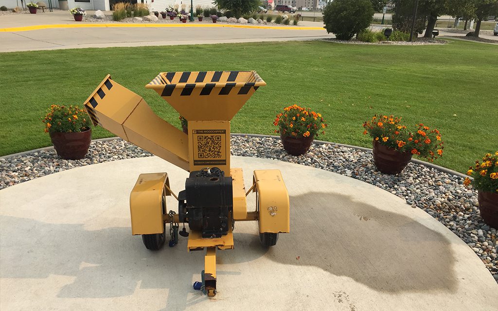 Fargo, North Dakota, wood chipper