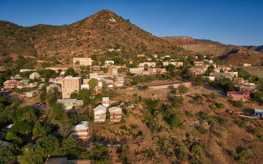 Road trip from Phoenix to Jerome. Aerial photo by: MikesRoadTrip.com
