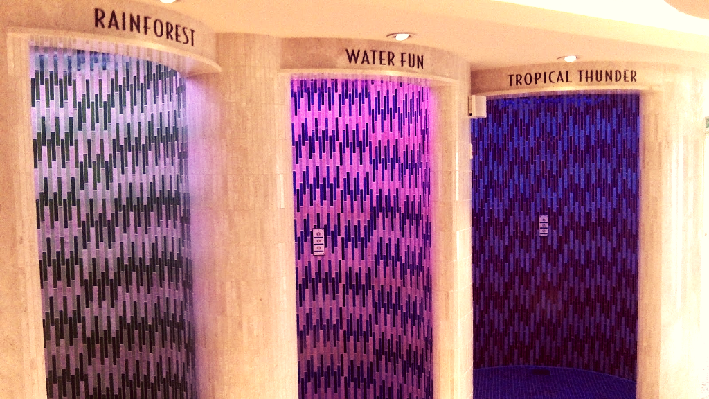Sensory showers on the Disney Fantasy