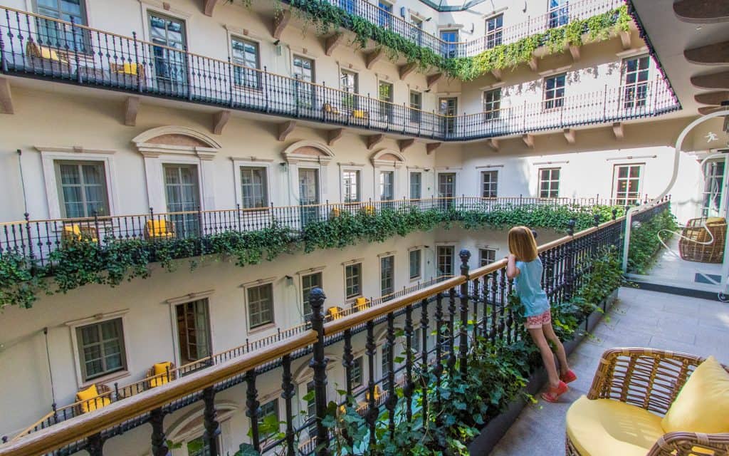 Best Big City Hotels - The view from Aria Hotel Budapest is excellent, but we enjoyed our interior balcony as well