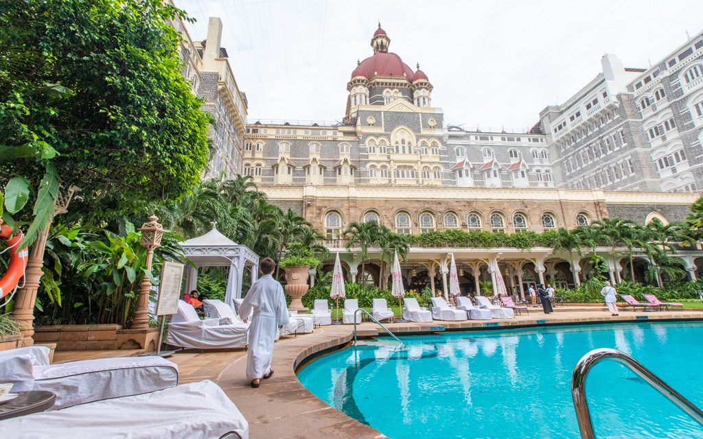Best Big City Hotels - The pool at the Taj Mahal Palace in Mumbai