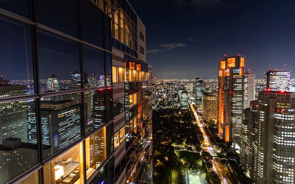 Best Big City Hotels - The view from our 45th floor corner room