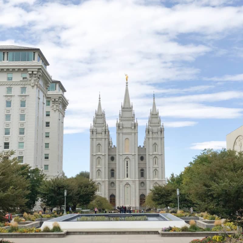 Mormon Church's Temple in Salt Lake City
