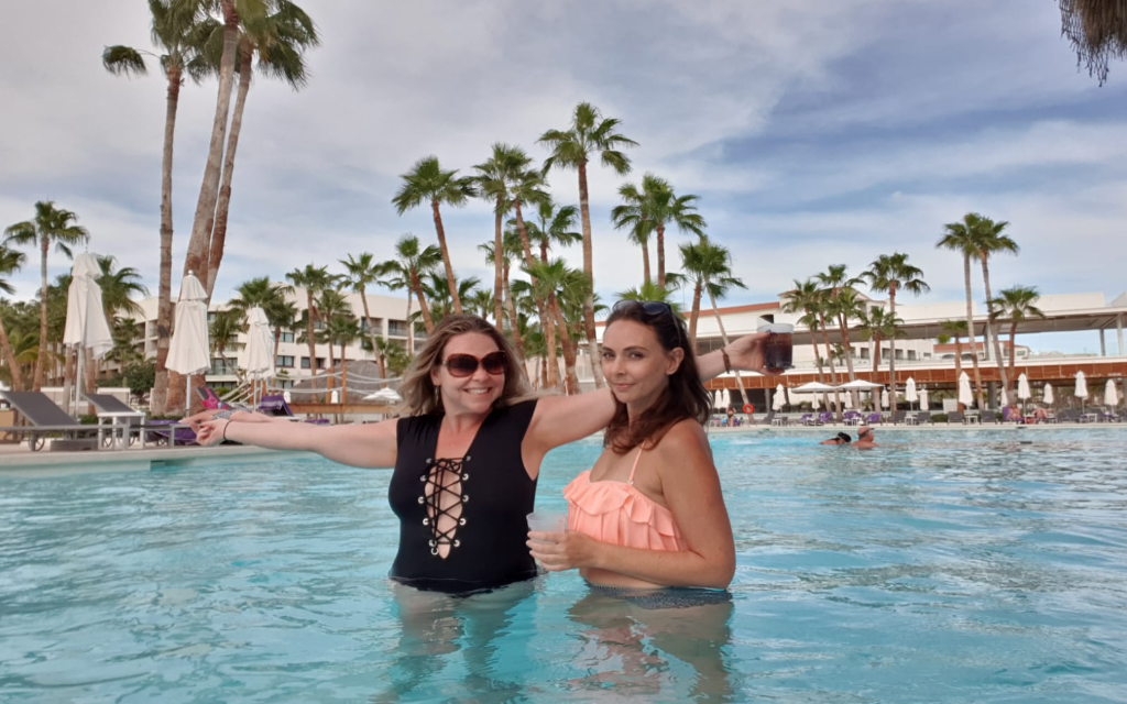 The pool at Paradisus Resort