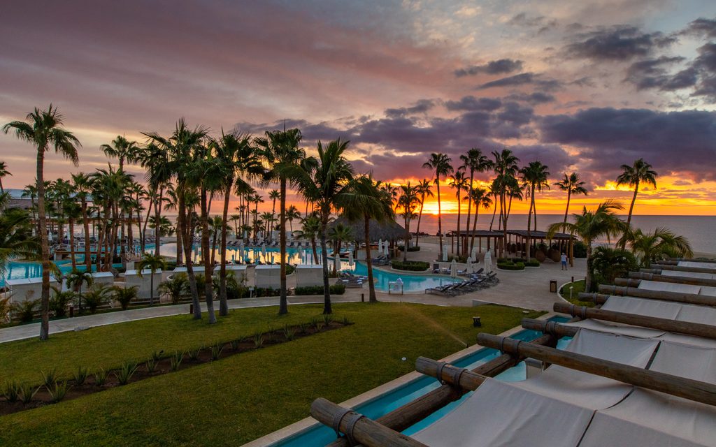 Los Cabos with Kids - The view from my room. I'll always take a sunrise view over a sunset view!