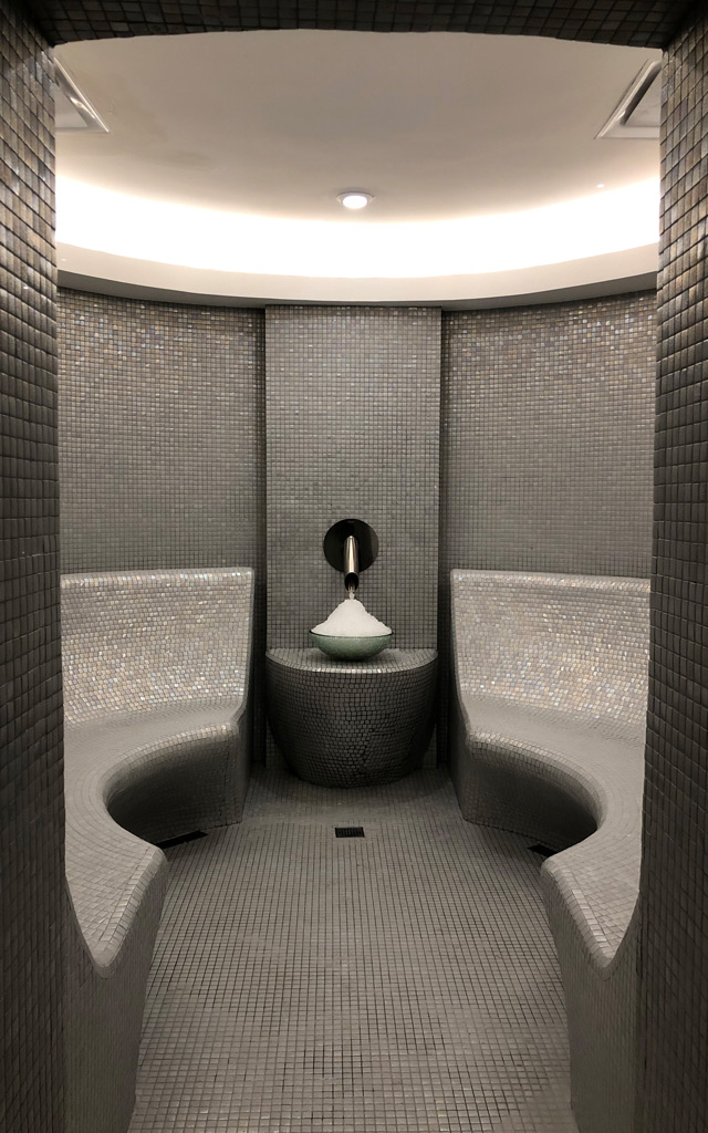 Le Blanc Spa Resort's cold room in their hydrotherapy experience