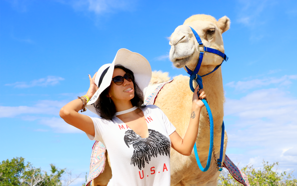 Camel riding in Los Cabos with Cabo Adventures | photo credit: Pattie Cordova