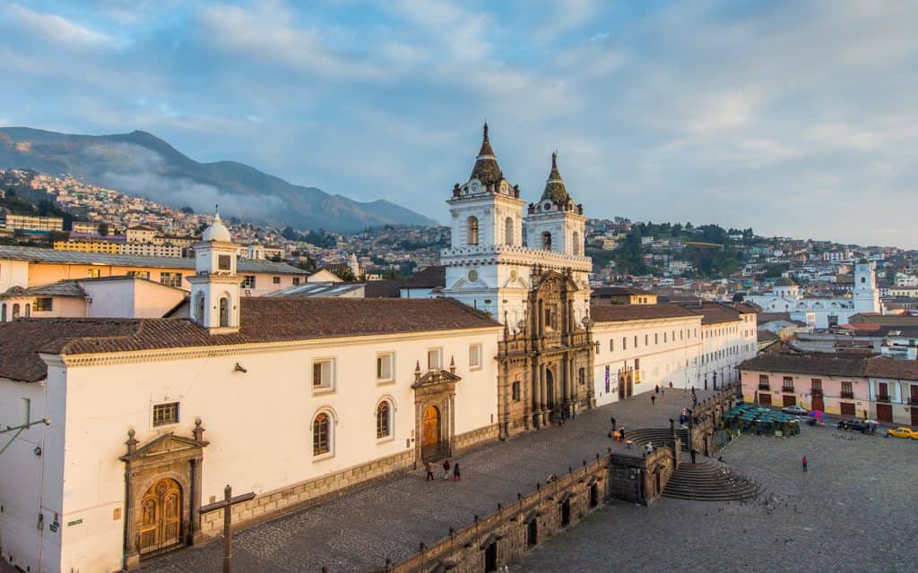 South America - The Church and Monastery of St. Francis in Quito, Ecuador