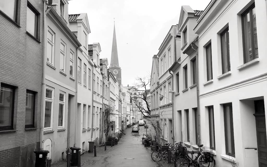 Lubeck b&w in Northern Germany by Mike Shubic