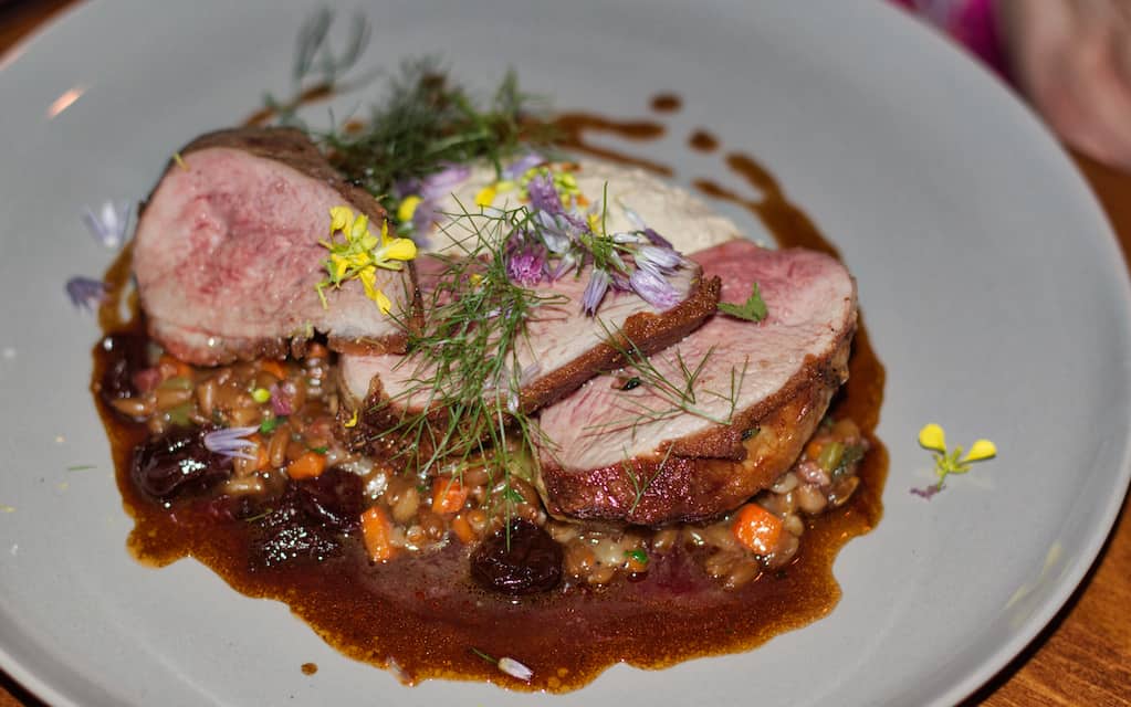 Food dish at Niagara Culinary Institution by Mike of MikesRoadTrip