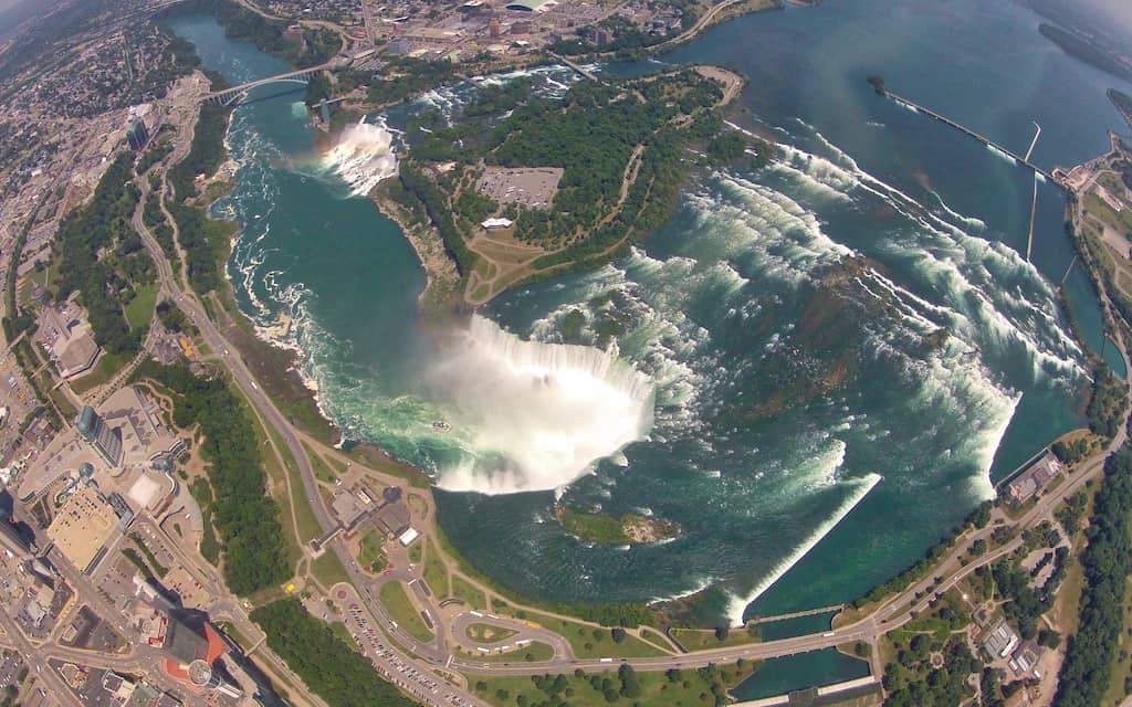 Niagara Falls from the air