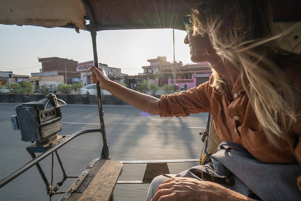 Race Rickshaws Through India