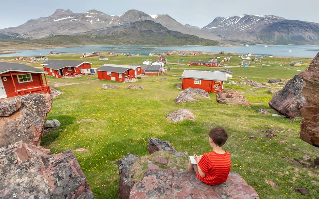 Family Travel Inspiration - Sketching in Igaliku, Greenland