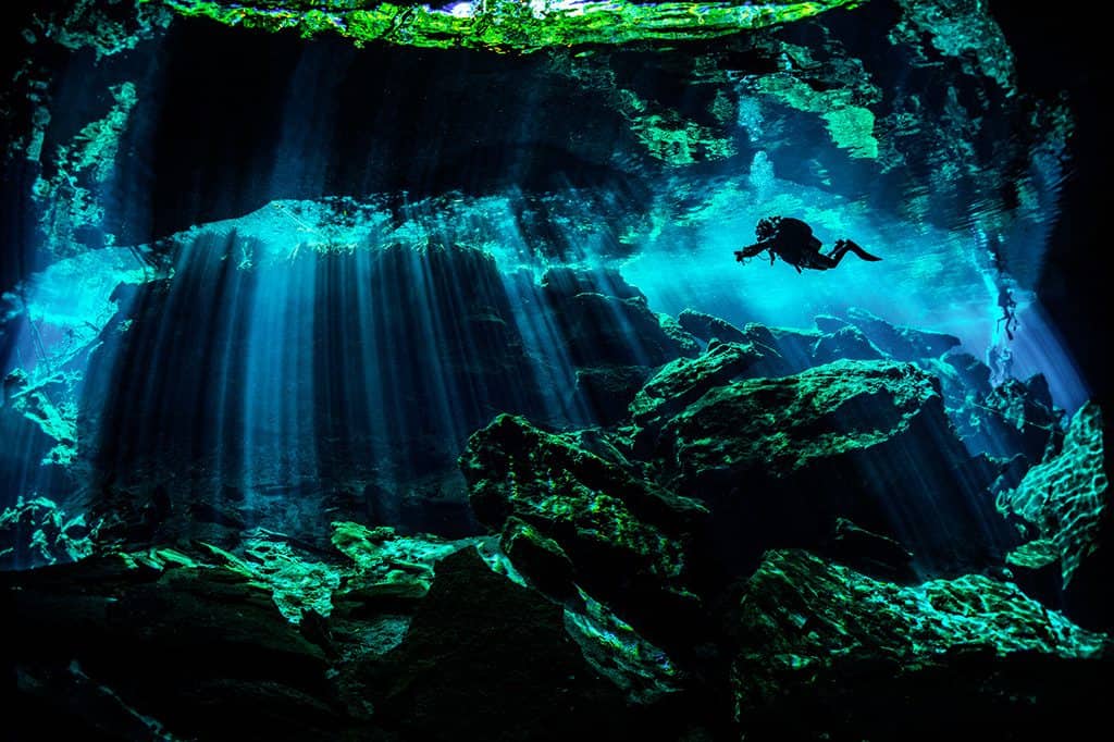 Cave Dive in Mexico’s Yucatán Peninsula
