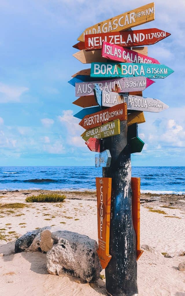 Beach in Cozumel