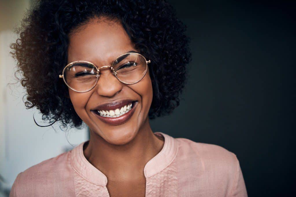 laughing woman