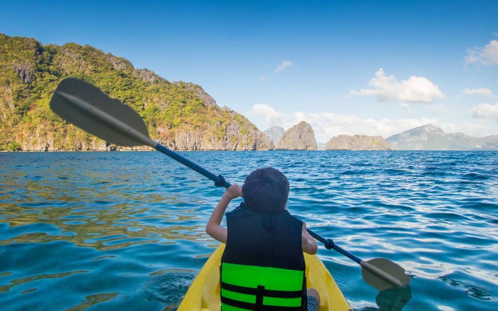 Best adventure destinations - Kayaking in Palawan