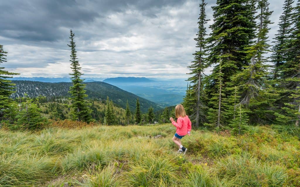 Best adventure destinations - Hiking above Whitefish, Montana