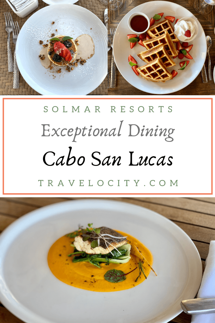 Grand Solmar Resorts in Cabo San Lucas offers 21 places to dine, giving guests choices of sophisticated upscale restaurants to small bites with ocean views. #SolmarResorts #LosCabos #CaboMexico