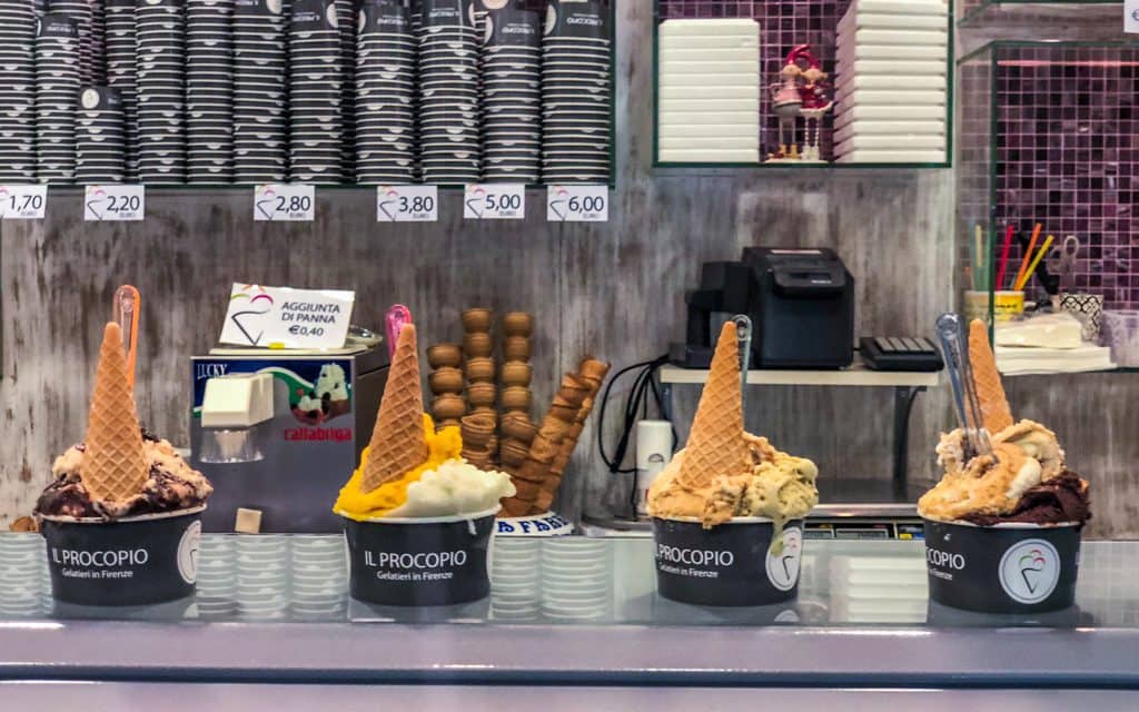 Tips for hot days - Morning gelato in Florence!