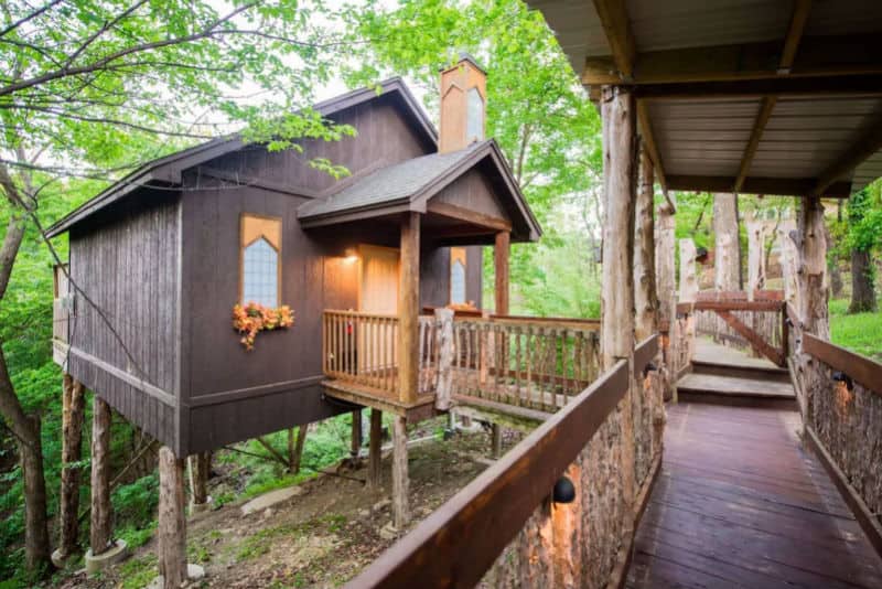 Arkansas, treehouse, glamping