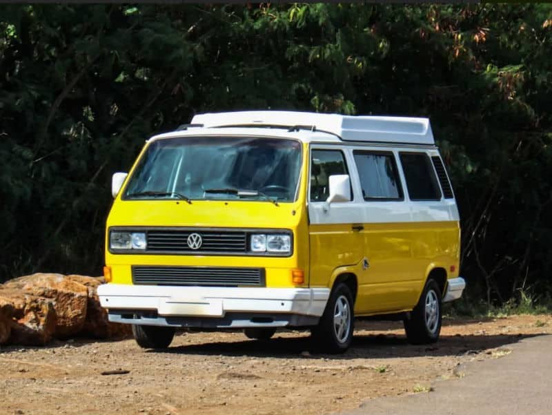 Hawaii, VW, glamping