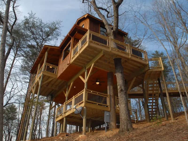 Georgia, glamping, tree house