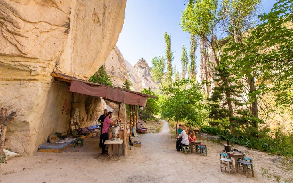 World Tourism Day - In Cappadocia, Turkey our favorite activity was a valley hike in Göreme National Park, and specifically our conversation with this tea seller in the middle of the valley - the only other person we saw during our walk.