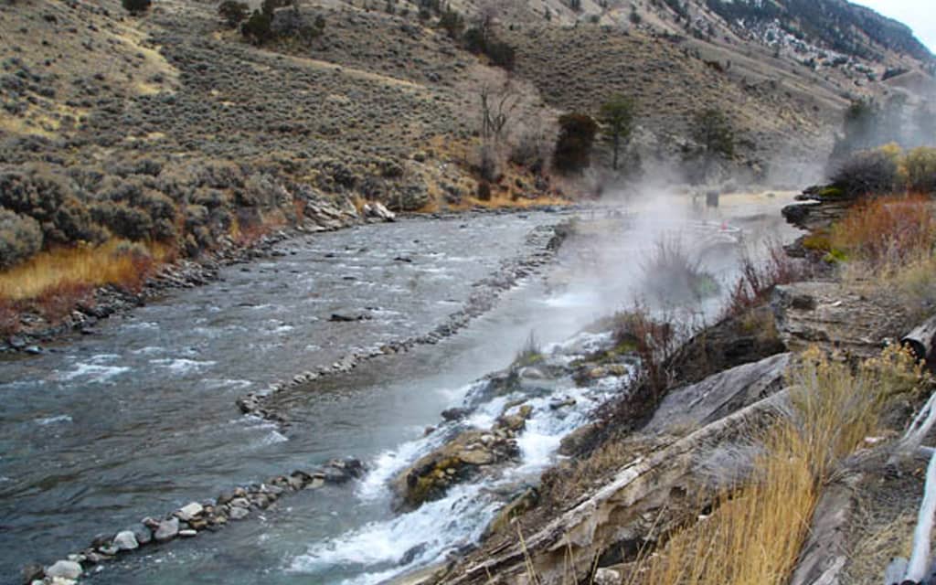 Boiling River Hot Springs - Wyoming