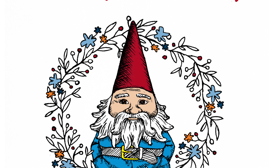 “A Roaming Gnome Holiday” coloring book