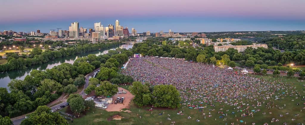 Music fest in Austin, Texas
