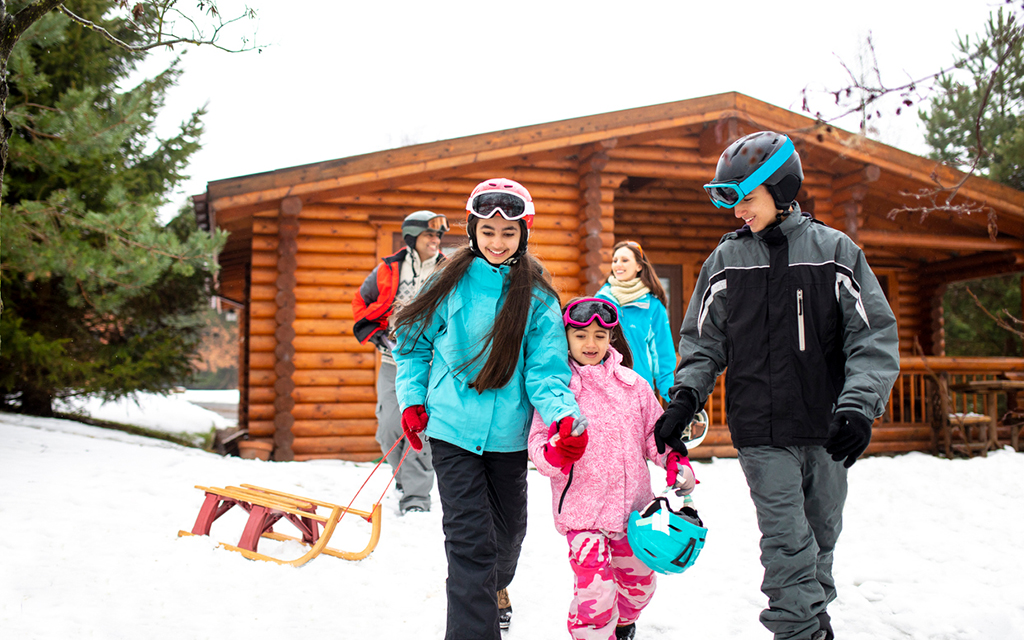 6 vacation rentals set in winter wonderlands