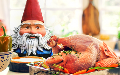 The Roaming Gnome shares his exclusive Thanksgiving dinner menu