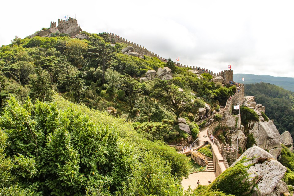 Moorish Castle Sintra-Portugal HoneyTrek.com