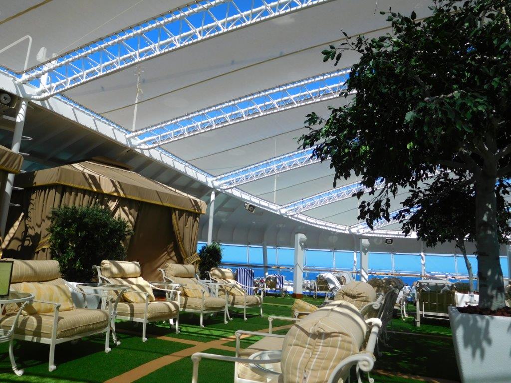 The Sanctuary on Ruby Princess Cruise - Photo Credit: Ava Roxanne Stritt