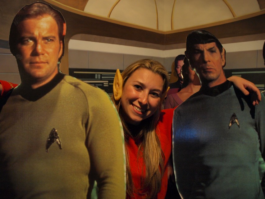  Commander Julia with Captains Kirk and Spock